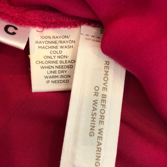 LOFT Long Sleeves Bright Pink Tunic NWT Women’s Size Small - Picture 6 of 8